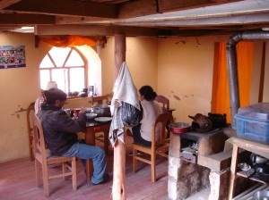 Die Küche/ Esszimmer des Casa Solar 
